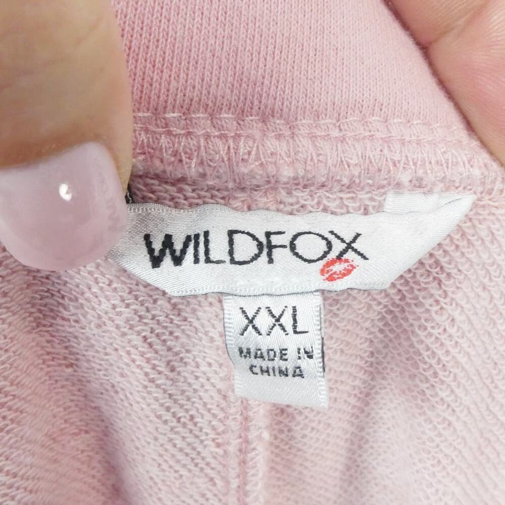 Wildfox Tie Dye Jogger Size XXL Pink Sweatpant Knit Relaxed Fit Pull On Pants 2X - Picture 8 of 12